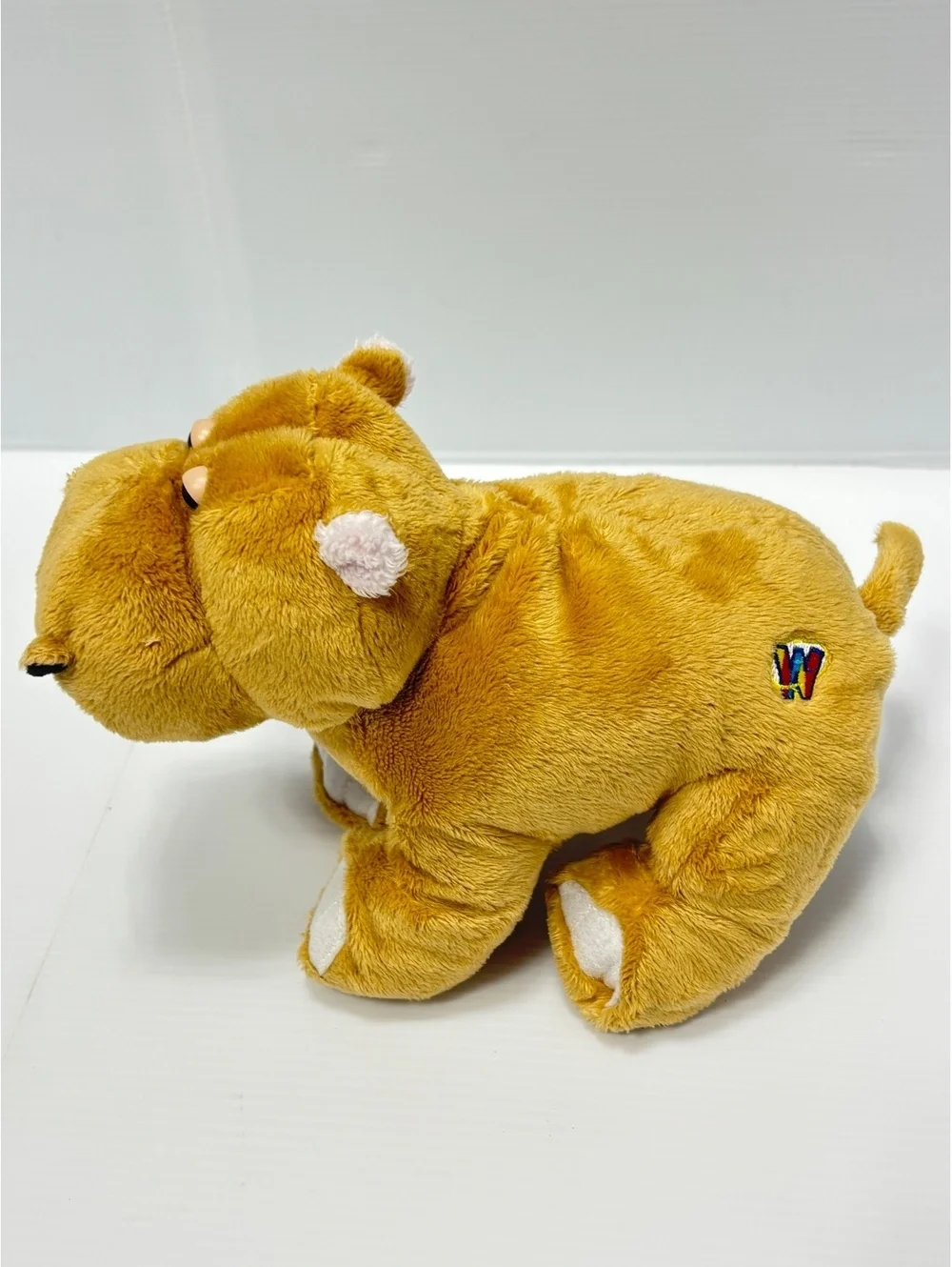 Ganz Webkinz Plush Hippo Stuffed Soft Animal Toy GUC Hippopotamus